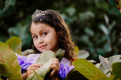 Fotografía de cumpleaños para niña con temática Princesa Sofía en Guajataca, Puerto Rico.