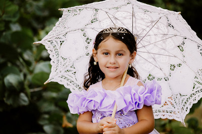 Fotografía de cumpleaños para niña con temática Princesa Sofía en Guajataca, Puerto Rico.