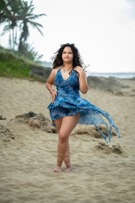 fotos de pre quince elegante en puerto rico quinceañera con vestido