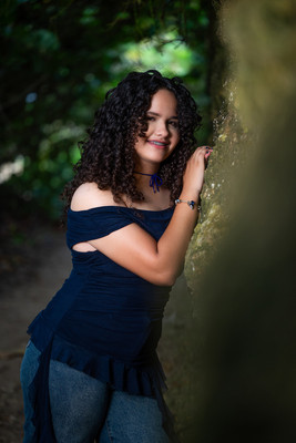 sesión de pre quince en guajataca puerto rico con look casual blusa y mahon
