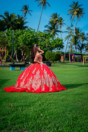 fotos creativas pre quince Puerto Rico parque Hatillo