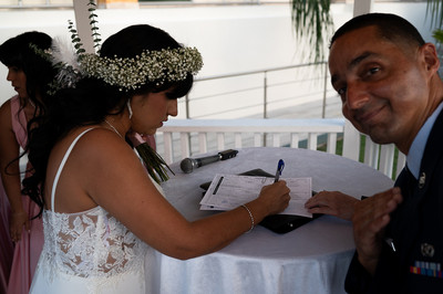 Boda en Mayagüez, ceremonia de Keri y Luis en Al-Borak Lounge.