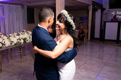 Fotografía de boda en Puerto Rico, recepción de boda en Al-Borak Lounge.