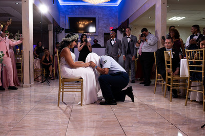 Fotografía de boda en Puerto Rico, recepción de boda en Al-Borak Lounge.