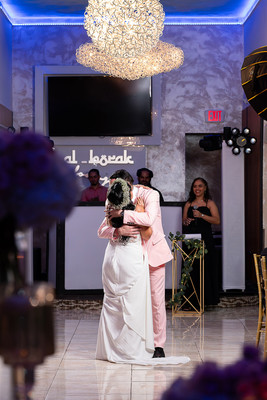 Fotografía de boda en Puerto Rico, recepción de boda en Al-Borak Lounge.
