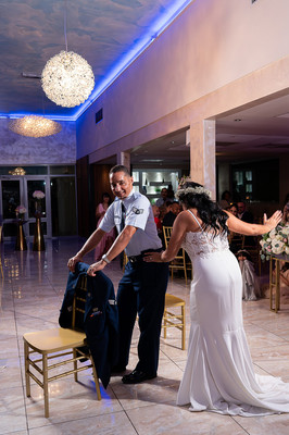 Fotografía de boda en Puerto Rico, recepción de boda en Al-Borak Lounge.