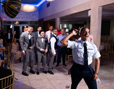Fotografía de boda en Puerto Rico, recepción de boda en Al-Borak Lounge.