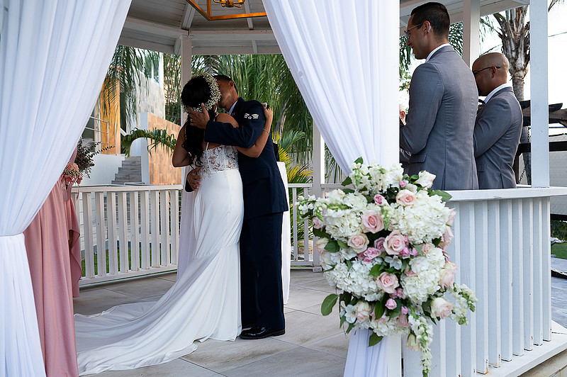 Boda en Mayagüez, ceremonia de Keri y Luis en Al-Borak Lounge.