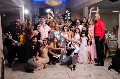 Fotografía de boda en Puerto Rico, recepción de boda en Al-Borak Lounge.