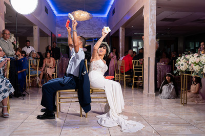Fotografía de boda en Puerto Rico, recepción de boda en Al-Borak Lounge.