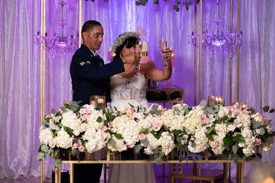 Fotografía de boda en Puerto Rico, recepción de boda en Al-Borak Lounge.