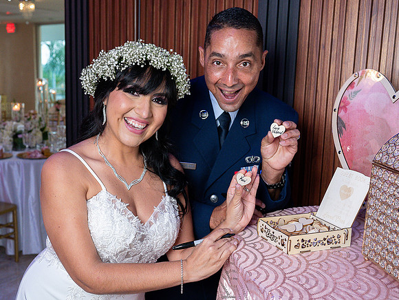 Fotografía de boda en Puerto Rico, recepción de boda en Al-Borak Lounge.